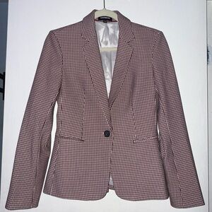 Express Women's Brown Houndstooth Blazer